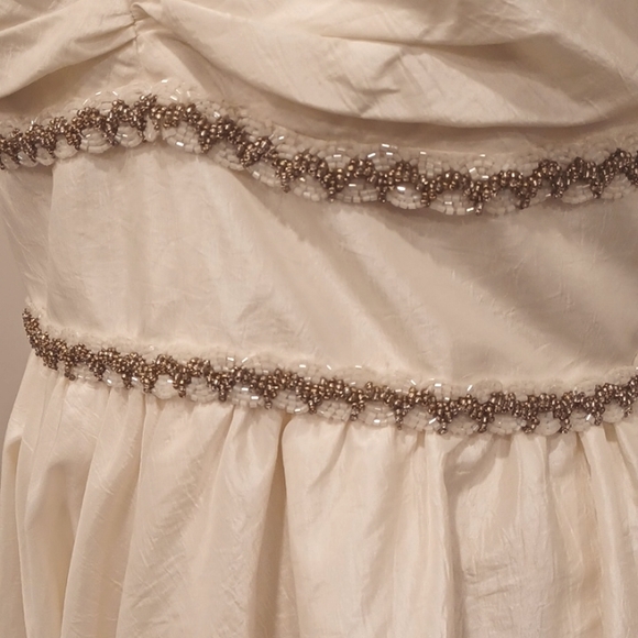 ABS Allen Schwartz Collection Ivory Cocktail Dress NEW- Sz. 8 - Picture 4 of 16